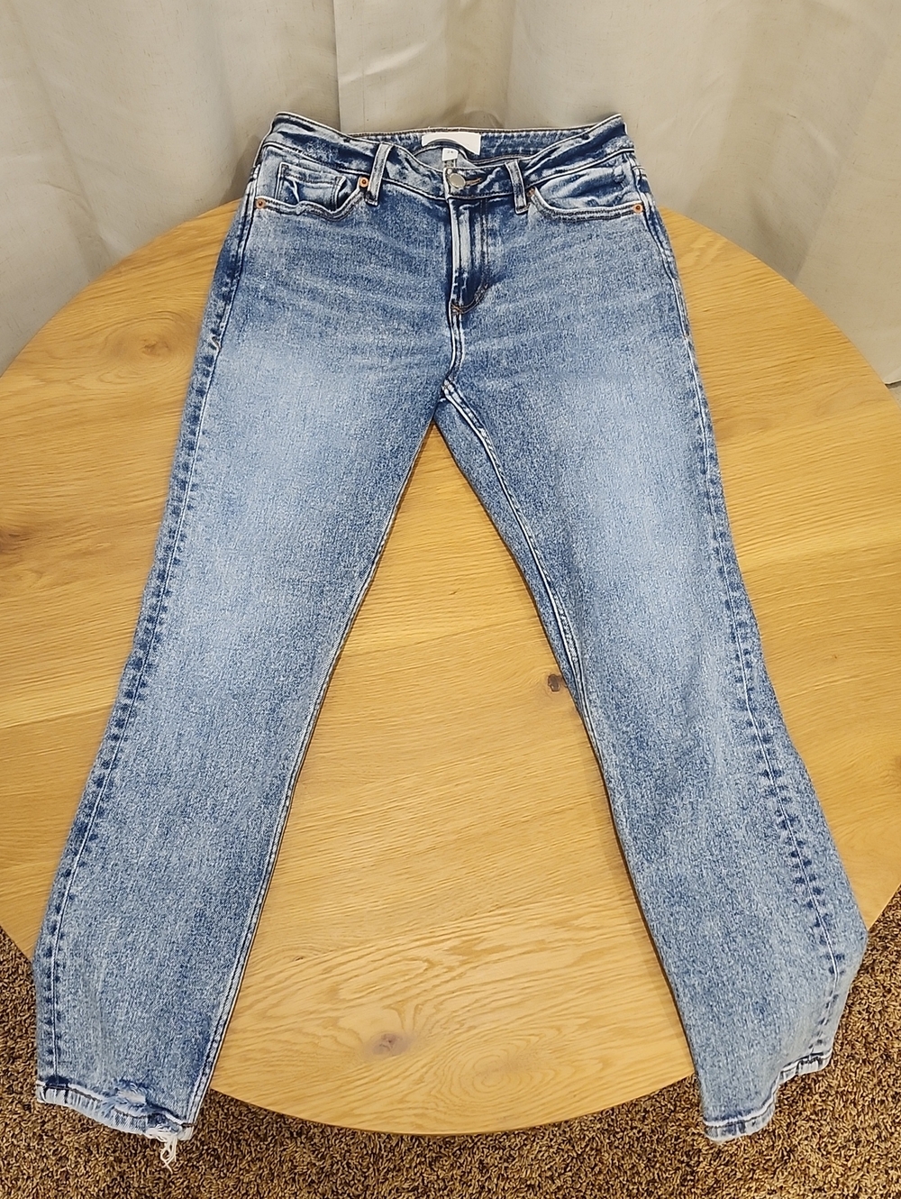 Dear John Blaire Straight Mid Rise Jeans Size 26 With 27 Inch Inseam